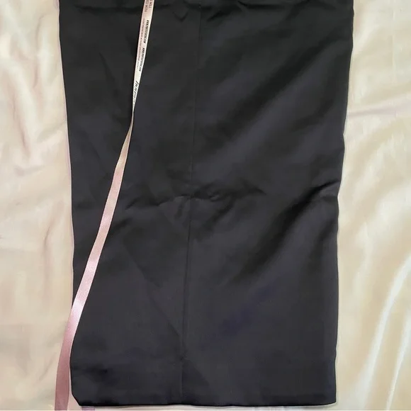 NEW! House of CB- Flora Black Satin Pleated Corset Midi Dress Size Large PLUSCUP